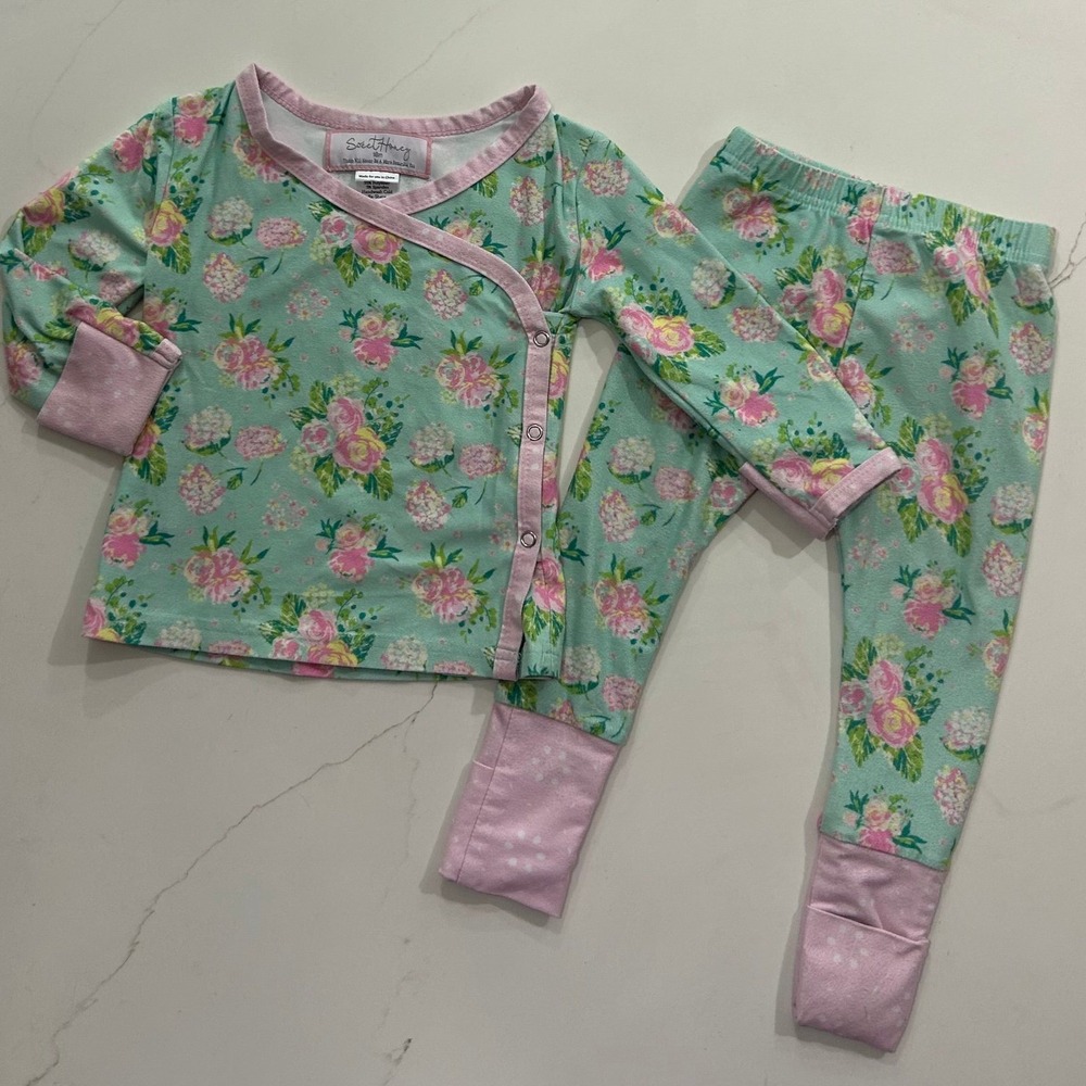 Sweet Honey Baby Pajama Set Outfit Size 18 Months
